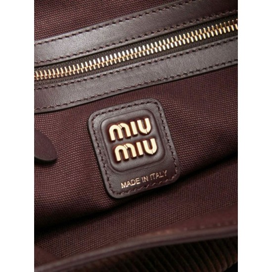 Replica Borsa a tracolla/hobo Miu Miu Ivy in velluto a coste 5BG231 Imitazione Fallate Outlet