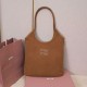 Replica Borsa a tracolla/hobo Miu Miu Ivy velluto a coste 5BG231 Marrone Imitazione Fallate Outlet