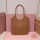 Replica Borsa a tracolla/hobo Miu Miu Ivy velluto a coste 5BG231 Marrone Imitazione Fallate Outlet