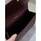 Replica Pochette YSL Saint Laurent Grain De Poudre Matelassé Chevron Envelope bordeaux Imitazione Fallate Outlet
