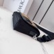 Replica Borsa a tracolla LOEWE Mini Flex tela e pelle scamosciata marrone/nera Imitazione Fallate Outlet