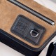 Replica Borsa a tracolla LOEWE Mini Flex tela e pelle scamosciata marrone/nera Imitazione Fallate Outlet