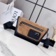 Replica Borsa a tracolla LOEWE Mini Flex tela e pelle scamosciata marrone/nera Imitazione Fallate Outlet