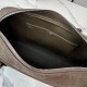 Replica Borsa a tracolla Loewe Amazona 31 pelle nabuk granulata marrone Imitazione Fallate Outlet