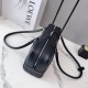 Replica Borsa a tracolla Loewe Amazona 31 pelle nabuk granulata Nero Imitazione Fallate Outlet