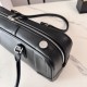 Replica Borsa a tracolla Loewe Amazona 31 pelle nabuk granulata Nero Imitazione Fallate Outlet