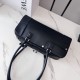 Replica Borsa a tracolla Loewe Amazona 31 pelle nabuk granulata Nero Imitazione Fallate Outlet