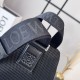 Replica Borse a tracolla Loewe Flex tela e pelle scamosciata marrone/nera Imitazione Fallate Outlet
