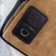 Replica Borse a tracolla Loewe Flex tela e pelle scamosciata marrone/nera Imitazione Fallate Outlet