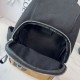 Replica Borse a tracolla Loewe Flex tela e pelle scamosciata marrone/nera Imitazione Fallate Outlet