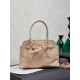 Replica Borse tote pelle Miu Miu Adventure 5BA292 Bianco Crema Imitazione Fallate Outlet