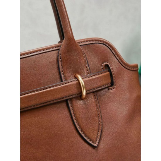 Replica Borse tote pelle Miu Miu Adventure 5BA292 Marrone Imitazione Fallate Outlet