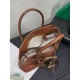 Replica Borse tote pelle Miu Miu Adventure 5BA292 Marrone Imitazione Fallate Outlet