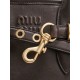 Replica Borse tote pelle Miu Miu Adventure 5BA292 Caffè Imitazione Fallate Outlet