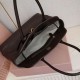 Replica Borsa tote Miu Miu Adventure nappa marrone Imitazione Fallate Outlet