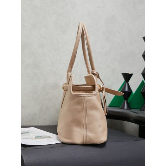 Replica Borsa Tote Miumiu Adventure Nappa 5BG310 Crema Imitazione Fallate Outlet