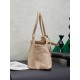 Replica Borsa Tote Miumiu Adventure Nappa 5BG310 Crema Imitazione Fallate Outlet