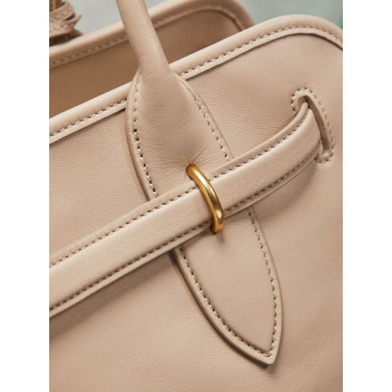 Replica Borsa Tote Miumiu Adventure Nappa 5BG310 Crema Imitazione Fallate Outlet
