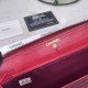 Replica Portafoglio Chanel con cerniera pelle trapuntata rosso caviale Imitazione Fallate Outlet