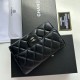 Replica Portafoglio Chanel Timeless/Classique in pelle trapuntata nera Imitazione Fallate Outlet
