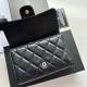 Replica Portafoglio Chanel Timeless/Classique in pelle trapuntata nera Imitazione Fallate Outlet