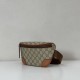 Replica Marsupio piccolo Gucci GG Emblem Uomo 821165 marrone Imitazione Fallate Outlet