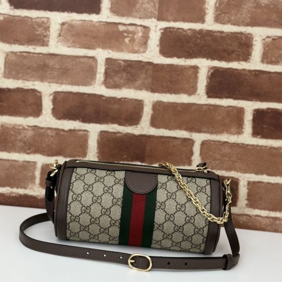 Replica Borsa a tracolla piccola Gucci Ophidia 795194 Caffè Imitazione Fallate Outlet