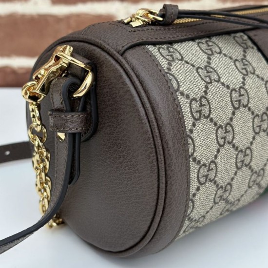 Replica Borsa a tracolla piccola Gucci Ophidia 795194 Caffè Imitazione Fallate Outlet
