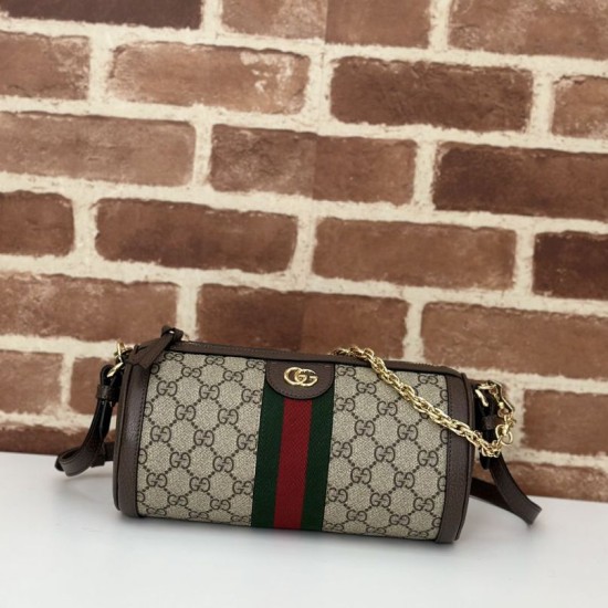 Replica Borsa a tracolla piccola Gucci Ophidia 795194 Caffè Imitazione Fallate Outlet