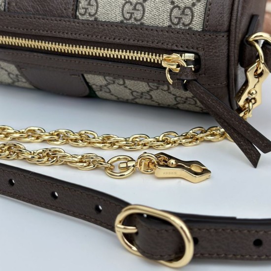 Replica Borsa a tracolla piccola Gucci Ophidia 795194 Caffè Imitazione Fallate Outlet