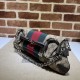 Replica Borsa a tracolla Gucci Horsebit Chain tela GG 764255 marrone Imitazione Fallate Outlet