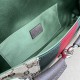 Replica Borsa a tracolla Gucci Horsebit Chain tela GG 764255 marrone Imitazione Fallate Outlet