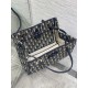 Replica Borsa Shopping Dior piccola/grande jacquard blu Dior Oblique False Fatte Bene