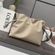 Replica Pochette con coulisse Borse Loewe Flamenco Beige False Fatte Bene