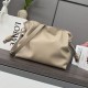 Replica Pochette con coulisse Borse Loewe Flamenco Beige False Fatte Bene