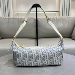 Replica Borsa D-Journey piccola/media Dior Oblique Jacquard Beige False Fatte Bene