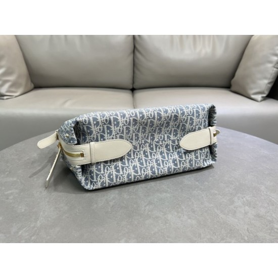 Replica Borsa D-Journey piccola/media Dior Oblique Jacquard Beige False Fatte Bene