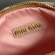 Replica Borsa hobo mini/piccolo Miu Miu Wander Matelasse Beige False Fatte Bene