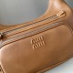 Replica Borsa a tracolla Miu Miu Pocket Nappa 5BC189 Caramello False Fatte Bene