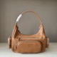 Replica Borsa a tracolla Miu Miu Pocket Nappa 5BC189 Caramello False Fatte Bene