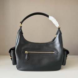 Replica Borsa a tracolla Miu Miu Pocket Nappa 5BC189 Nero False Fatte Bene