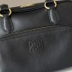 Replica Borse a tracolla Miu Miu Pocket con manico superiore Nero False Fatte Bene