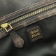 Replica Borse a tracolla Miu Miu Pocket con manico superiore Caffè False Fatte Bene
