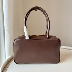 Replica Borsa a mano Miu Miu Beau 5BB172 Maroon False Fatte Bene