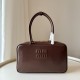 Replica Borsa a mano Miu Miu Beau 5BB172 Maroon False Fatte Bene