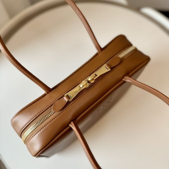Replica Borsa a mano Miu Miu Beau 5BB172 Marrone False Fatte Bene
