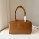 Replica Borsa a mano Miu Miu Beau 5BB172 Marrone False Fatte Bene