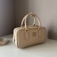 Replica Borsa a mano Miu Miu Arcadie 5BB142 Beige False Fatte Bene