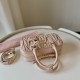 Replica Borsa a mano Miu Miu Arcadie Matelassé Nappa 5BB142 marrone False Fatte Bene