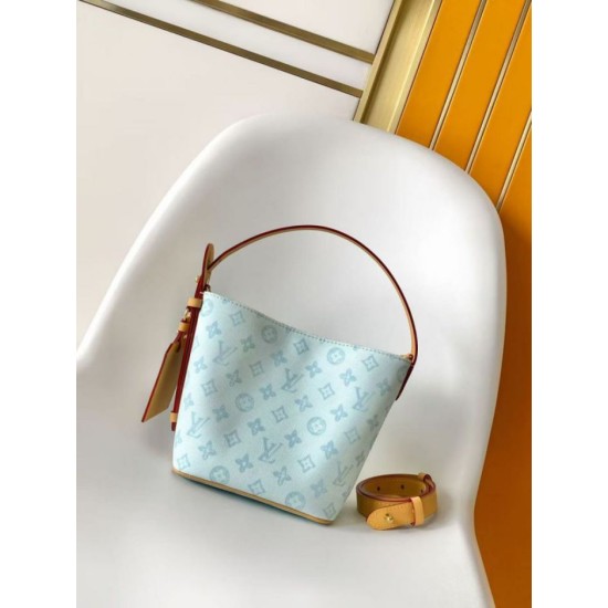 Replica Borsa tote LV Romance All In BB M27529 Blue False Fatte Bene